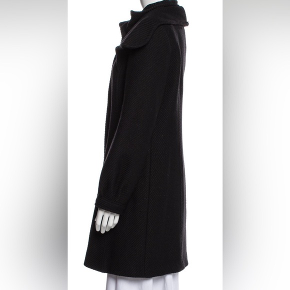 Mackage Black Textured Wool Coat Size L - Picture 3 of 15